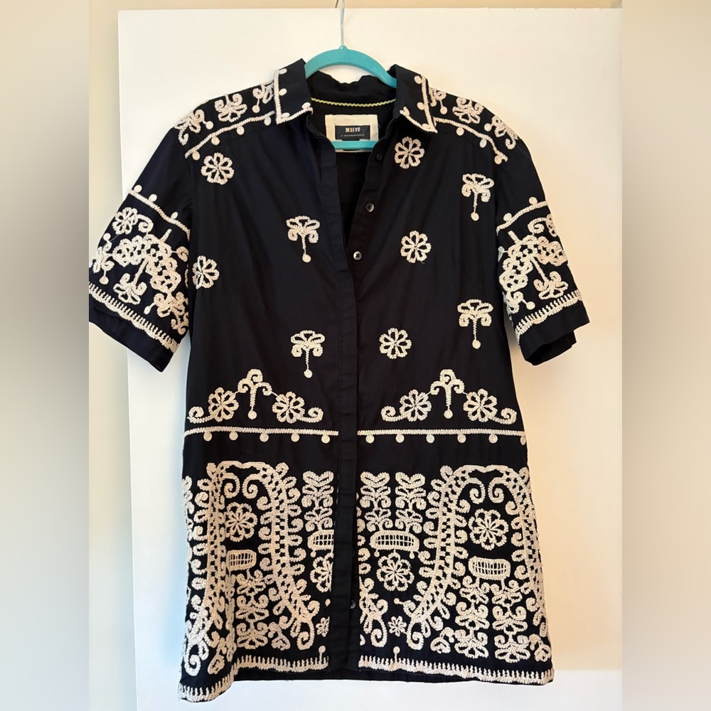 Maeve embroidered mini dress. Excellent condition, worn once.